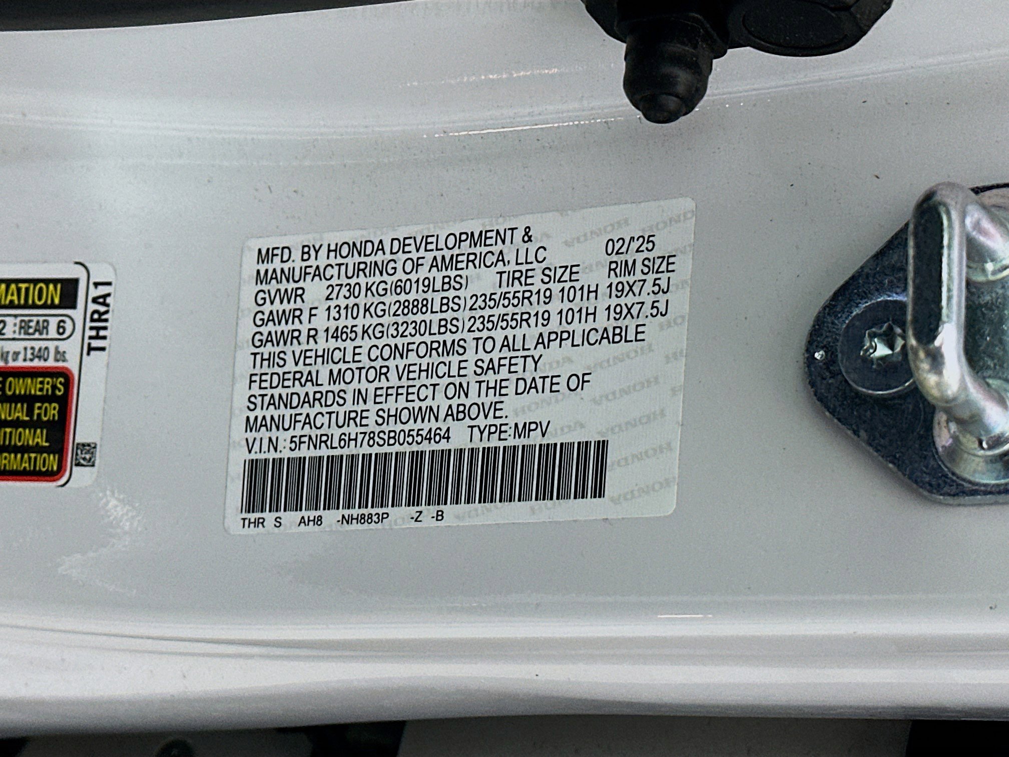 Used 2025 Honda Odyssey Sport-L image 12