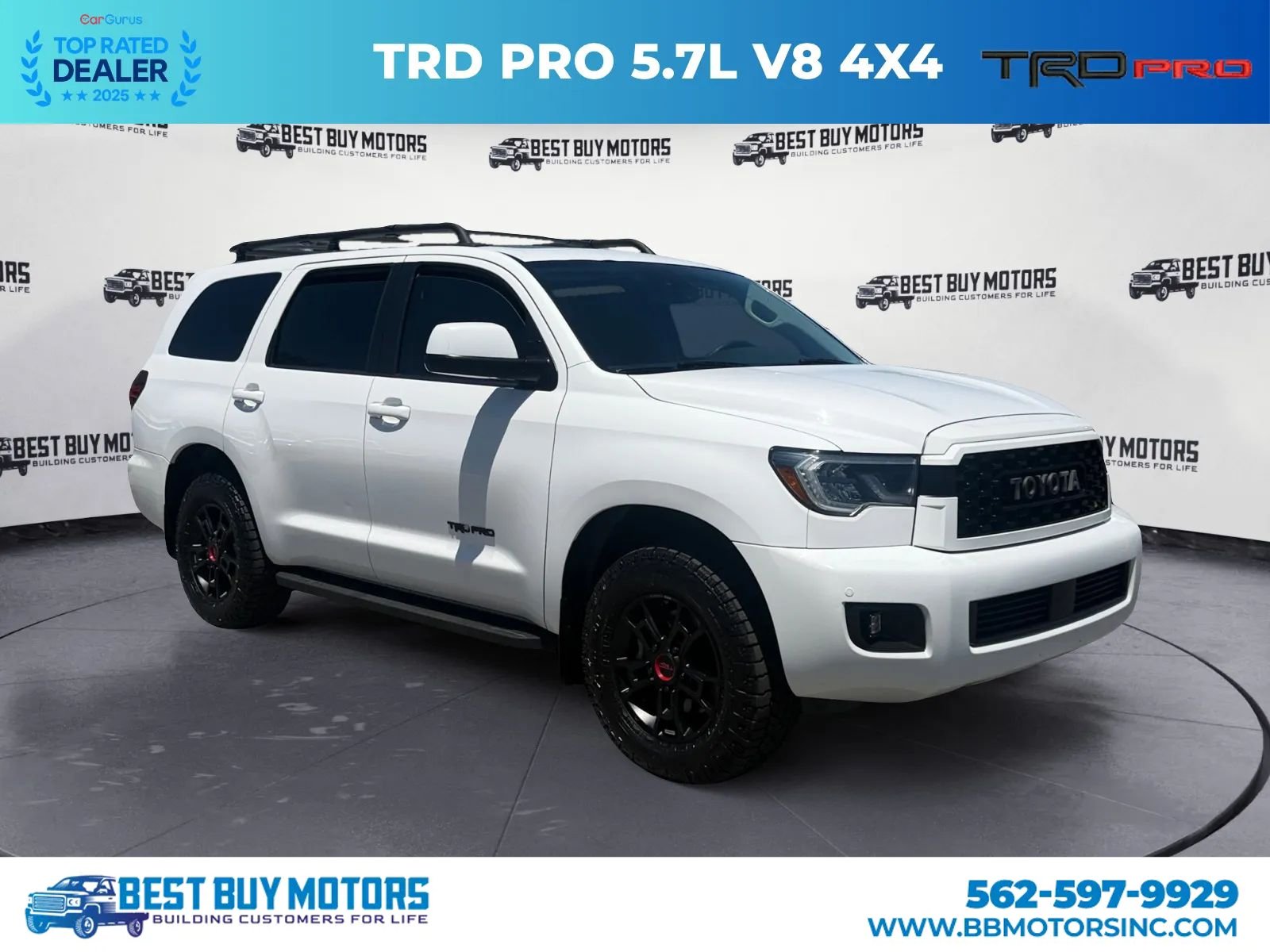 Used 2020 Toyota Sequoia TRD Pro w/ Carpet Mat Package (TMS) AWD/4WD image 1