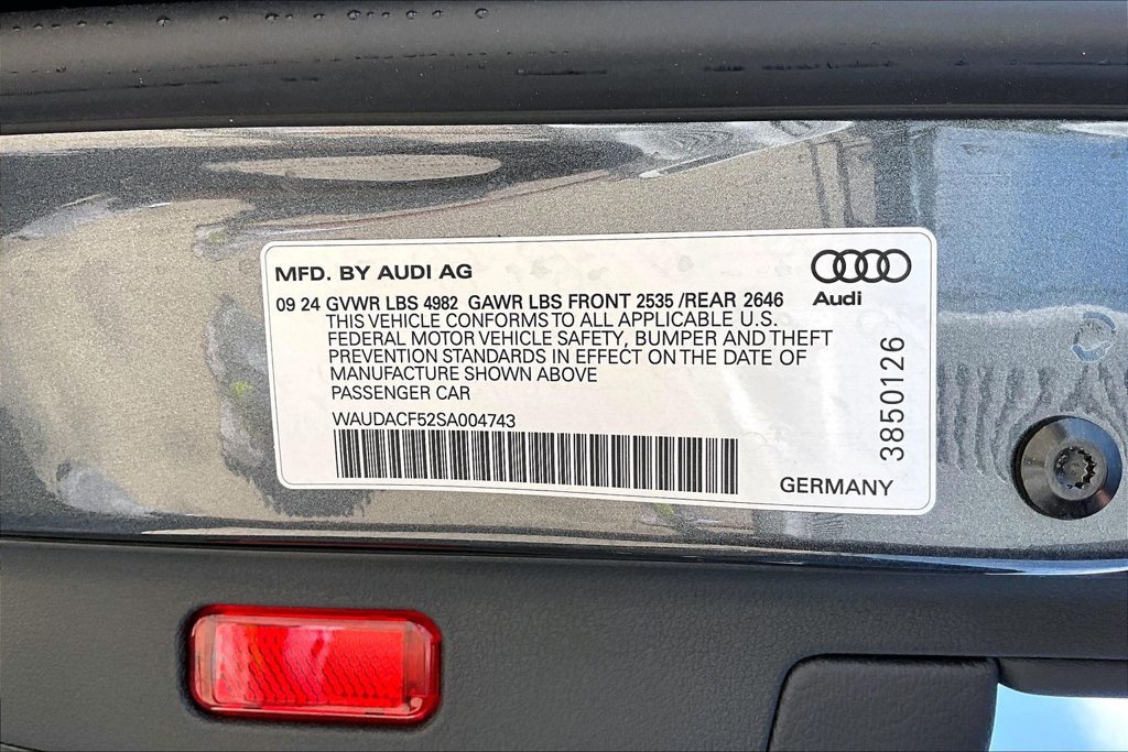 Used 2025 Audi A5 2.0T Premium AWD/4WD image 38