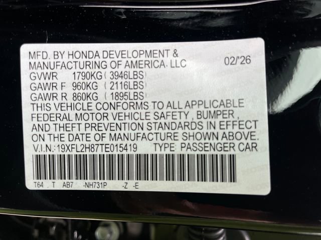 New 2026 Honda Civic Sport image 17