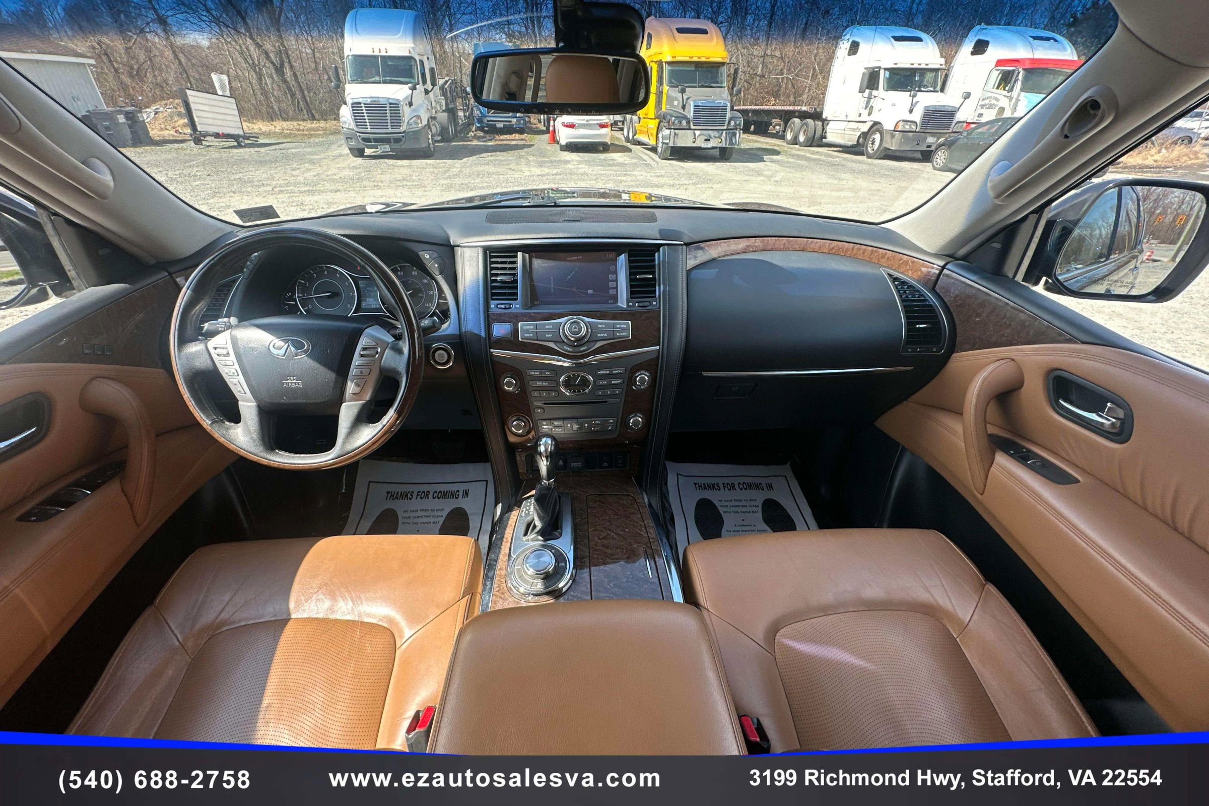 Used 2016 INFINITI QX80 4WD w/ Signature Edition Package image 24