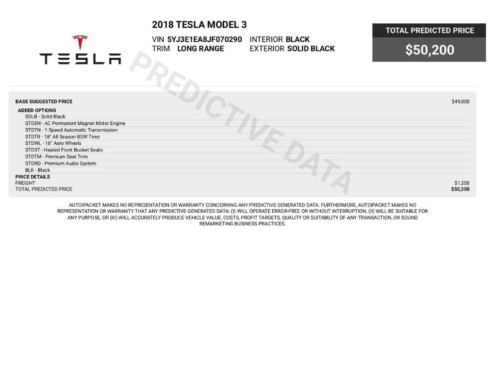 Used 2018 Tesla Model 3 Long Range RWD image 2