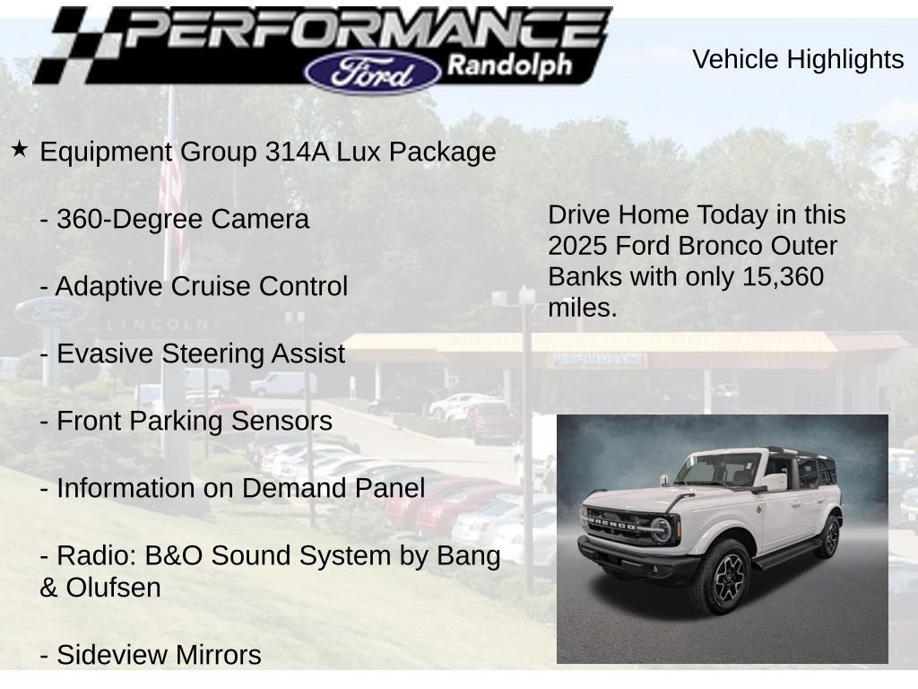Used 2025 Ford Bronco Outer Banks AWD/4WD image 8