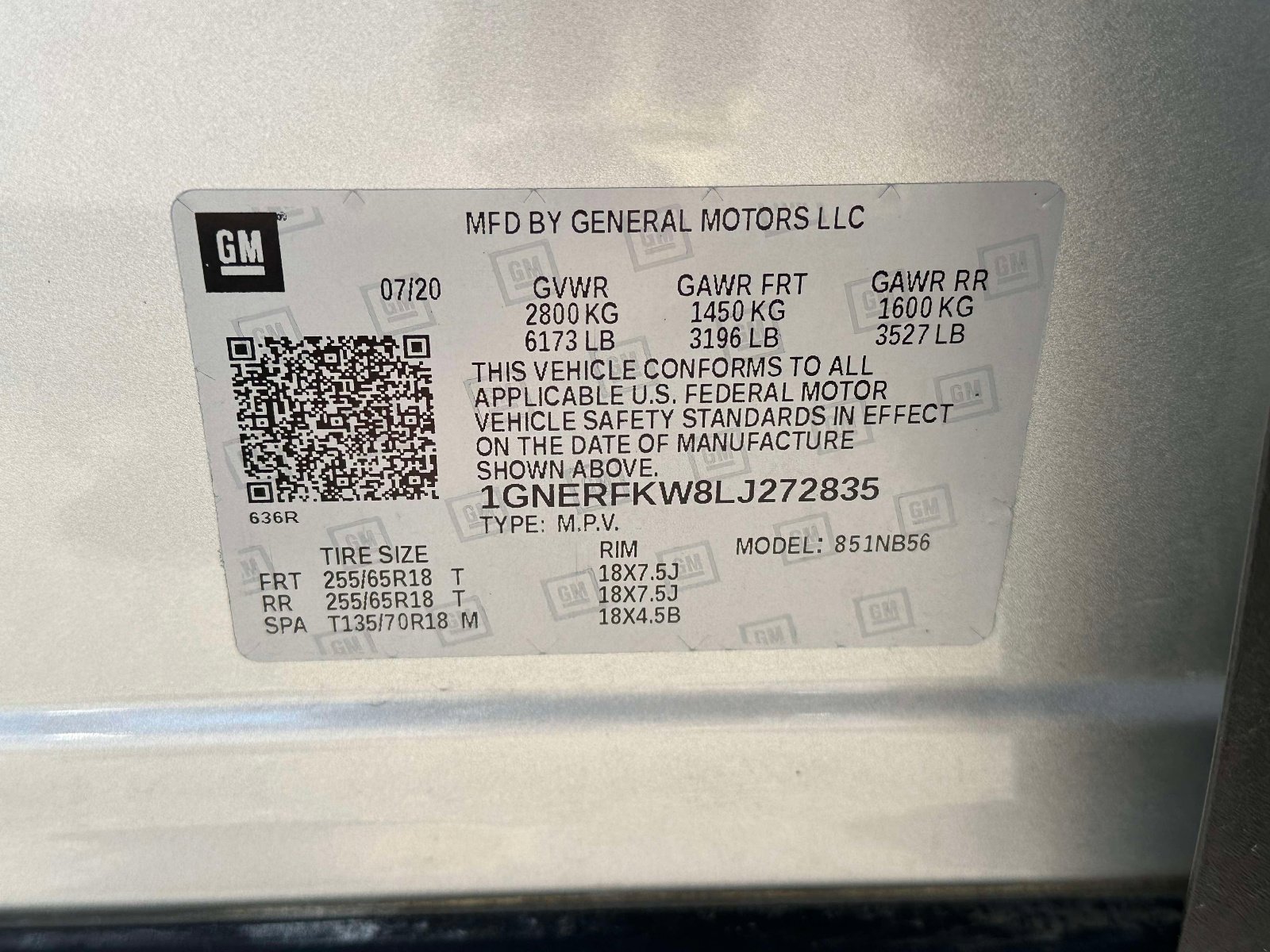 Certified 2020 Chevrolet Traverse LS image 39