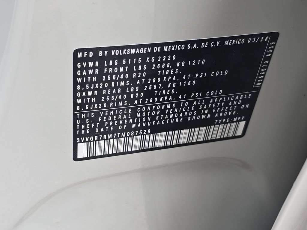 New 2026 Volkswagen Tiguan SE R-Line AWD/4WD image 31