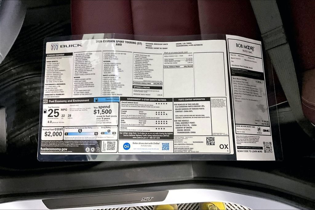 New 2026 Buick Envision Sport Touring AWD/4WD image 13