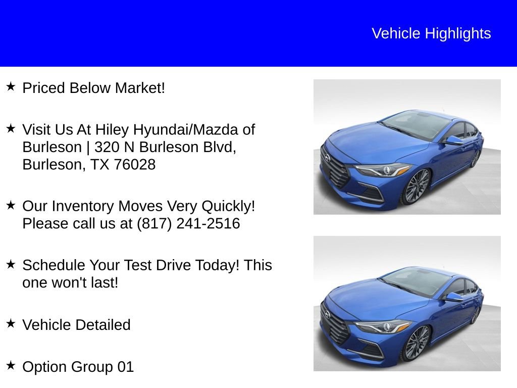 Used 2018 Hyundai Elantra Sport image 10