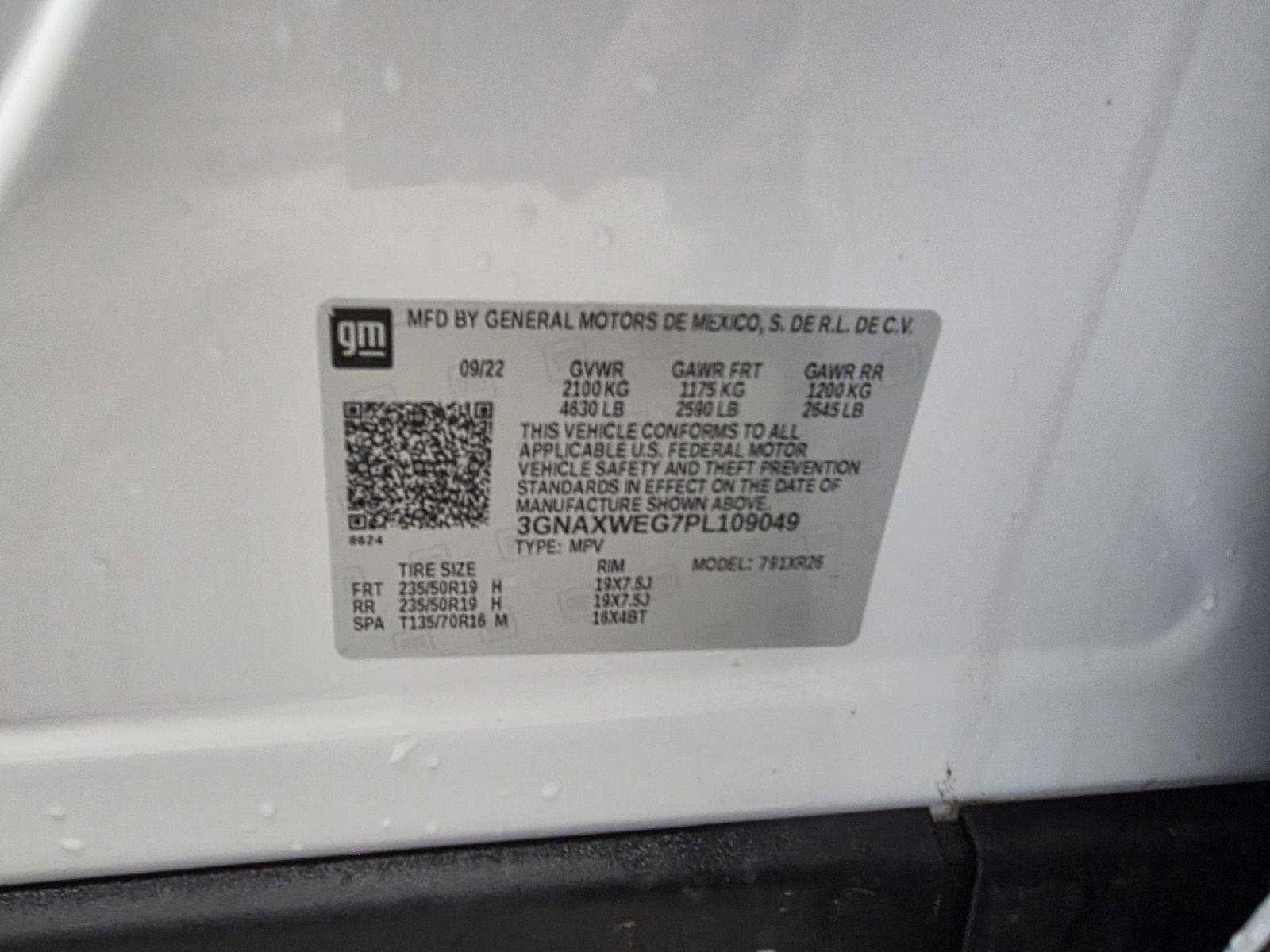 Used 2023 Chevrolet Equinox RS w/ RS Leather Package image 25