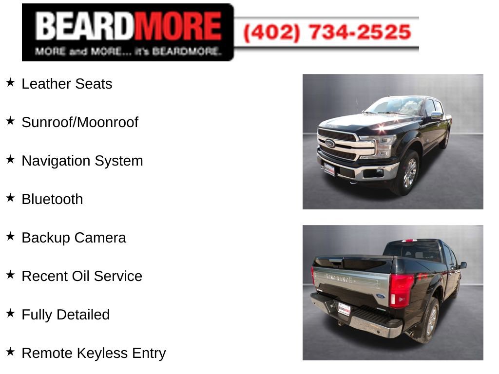 Used 2018 Ford F150 King Ranch w/ Equipment Group 601A Luxury image 4