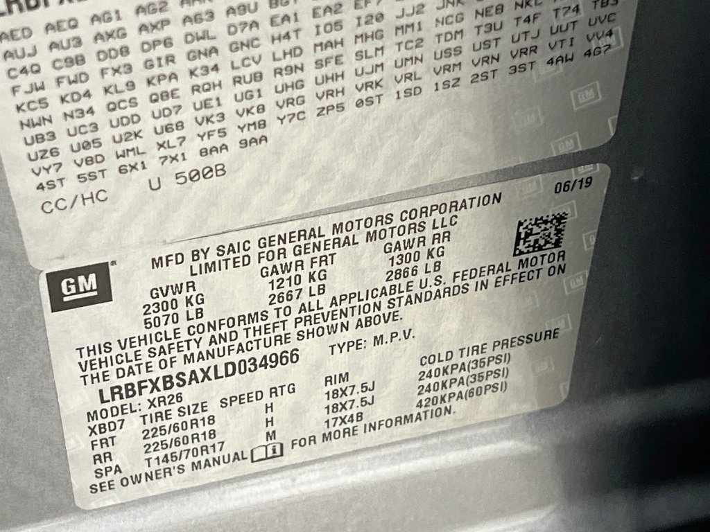 Certified 2020 Buick Envision Preferred FWD image 27