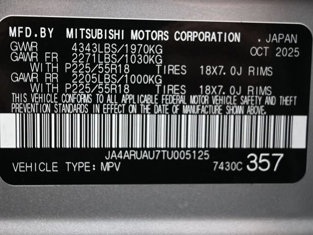 New 2026 Mitsubishi Outlander Sport SE AWD/4WD image 9
