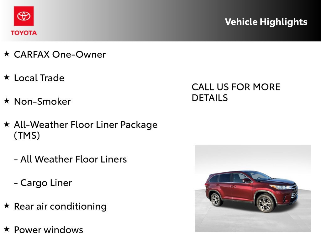 Used 2019 Toyota Highlander LE AWD/4WD image 7