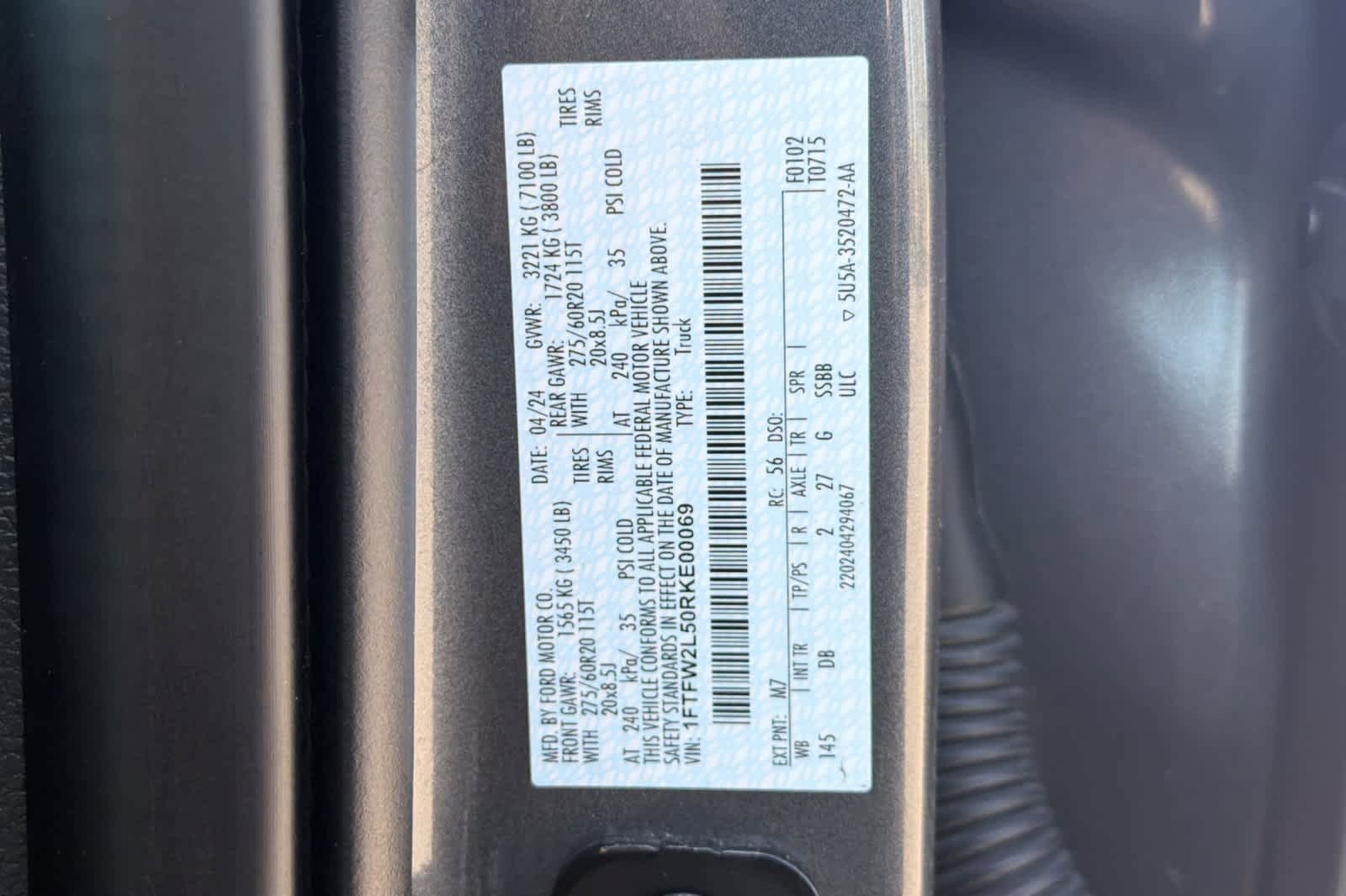 Certified 2024 Ford F150 STX AWD/4WD image 28
