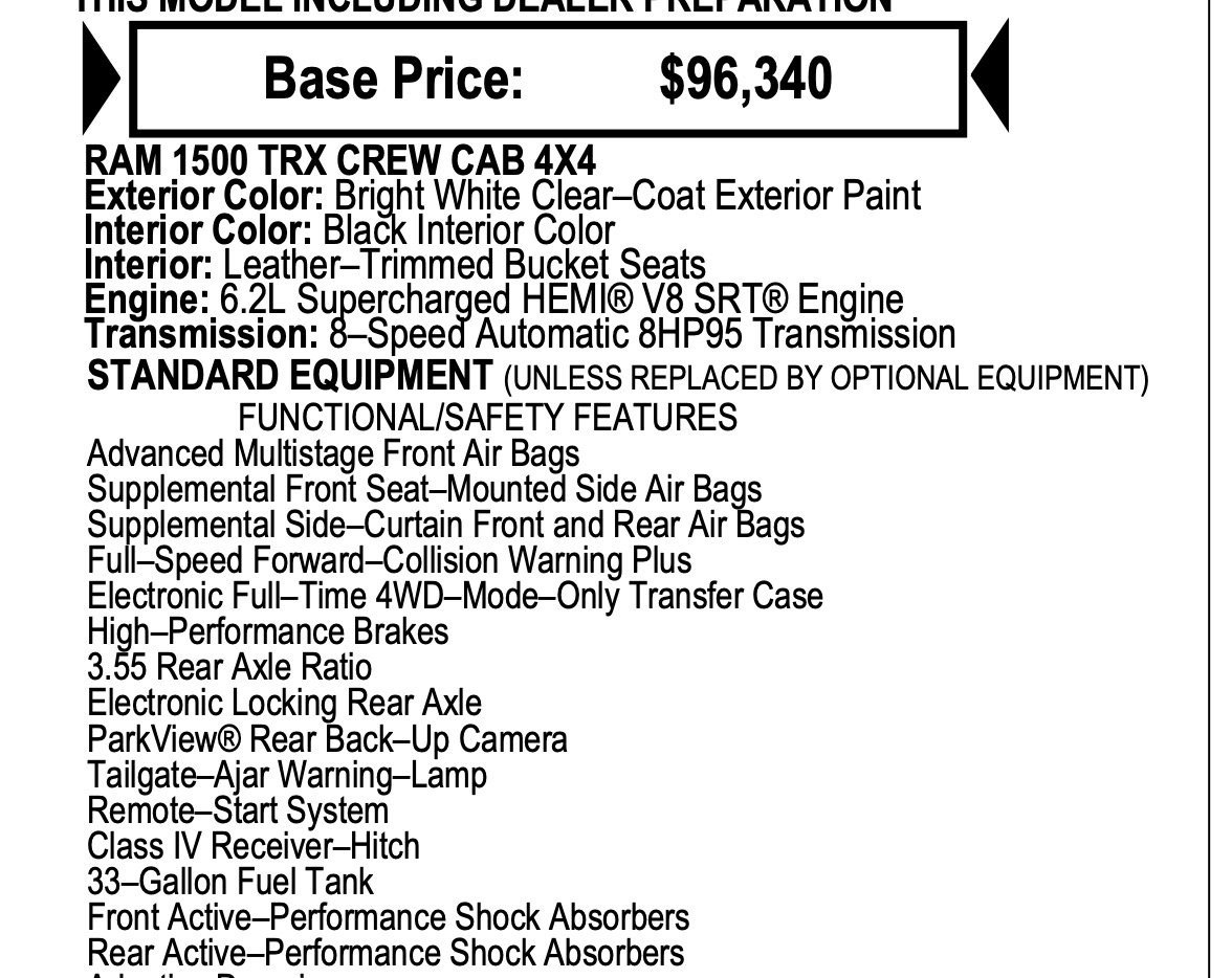 Used 2024 RAM 1500 TRX w/ TRX Level 2 Equipment Group image 38