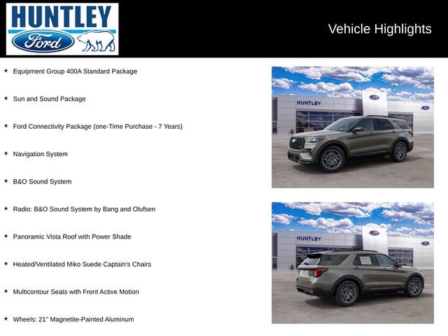 New 2027 Ford Explorer ST w/ Sun And Sound Package AWD/4WD image 2