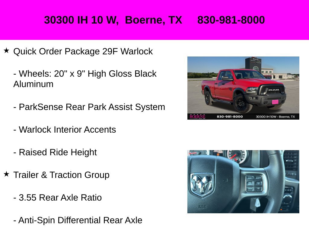 Used 2024 RAM 1500 Warlock w/ Trailer & Traction Group AWD/4WD image 30