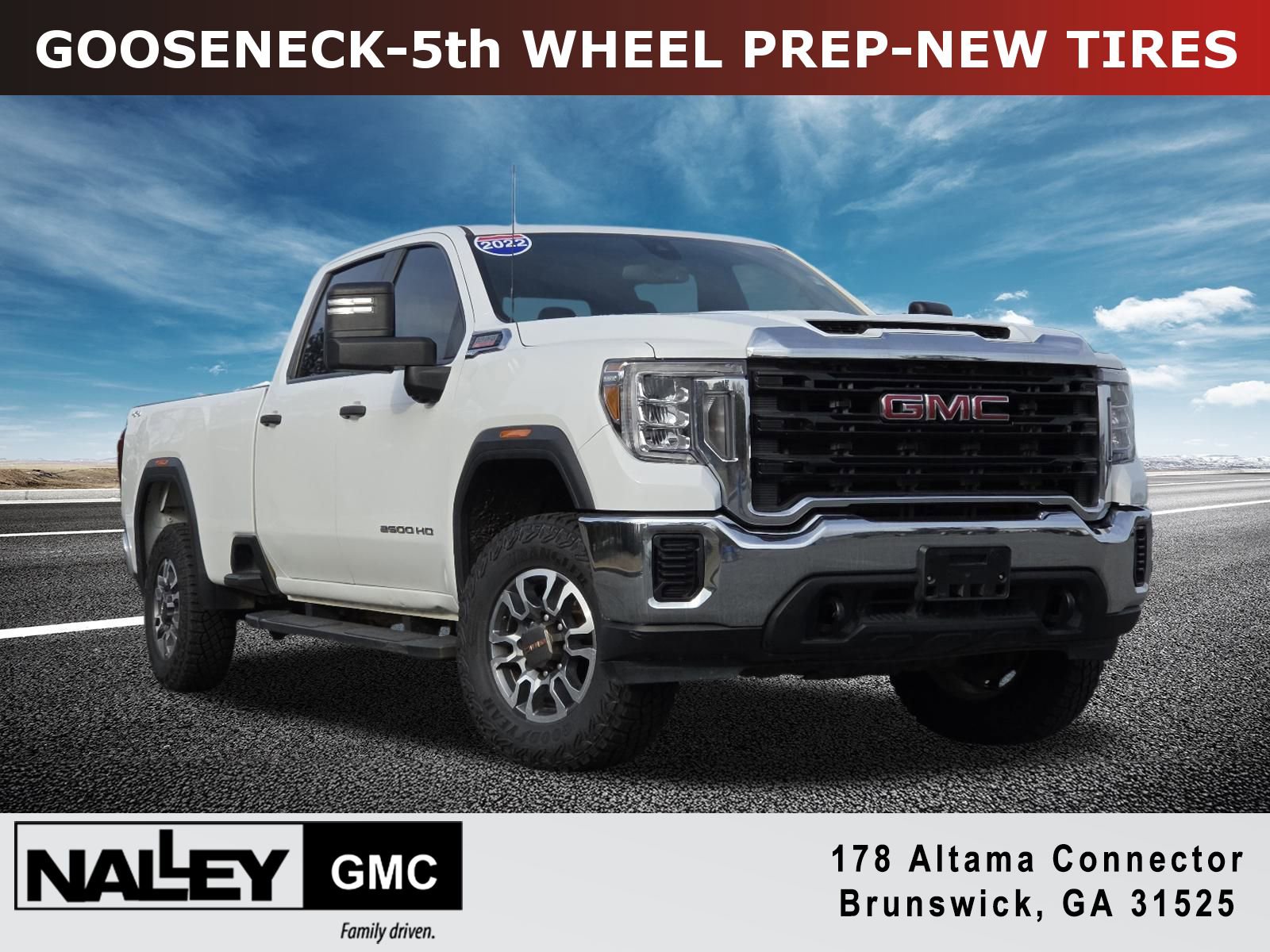 Used 2022 GMC Sierra 2500 Pro w/ Gooseneck/5TH Wheel Package image 1