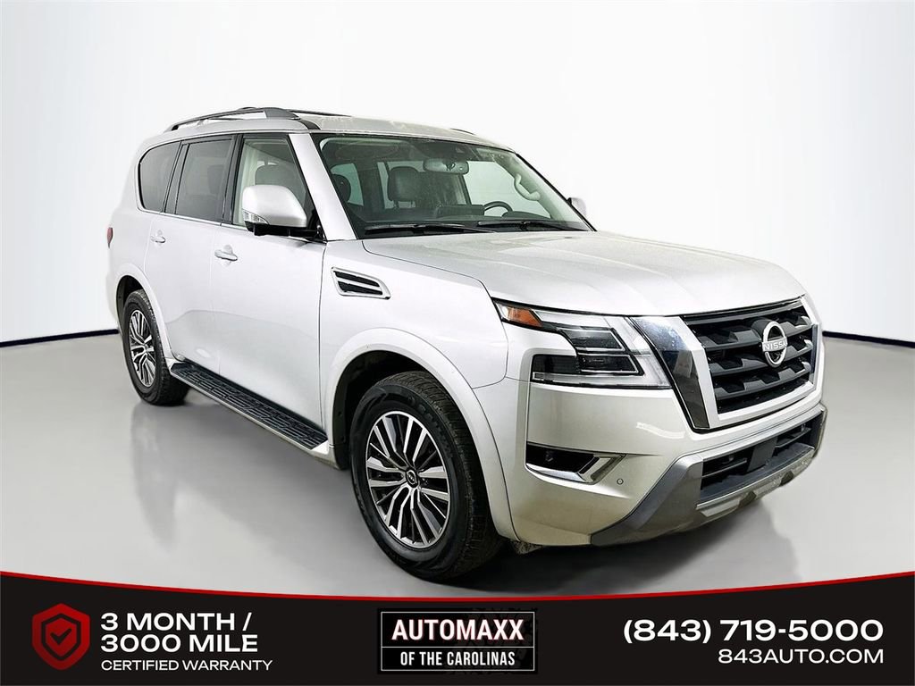 Used 2023 Nissan Armada SL w/ Captain's Chairs Package image 1