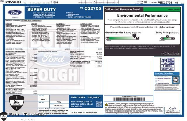 New 2027 Ford F350 Lariat w/ Black Appearance Package