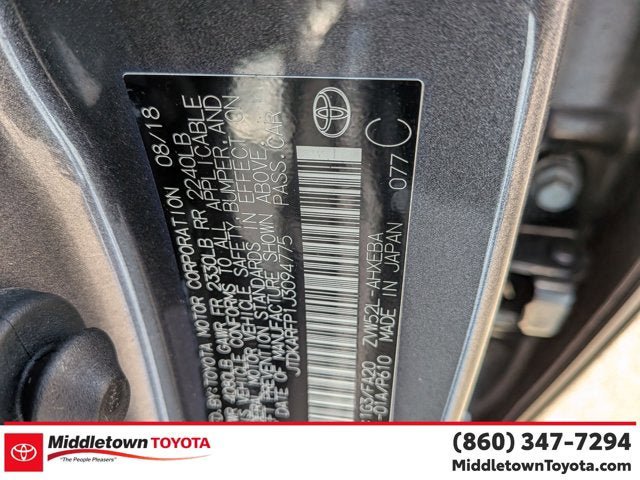 Used 2018 Toyota Prius Prime Plus w/ Carpet Mat Package FWD image 39