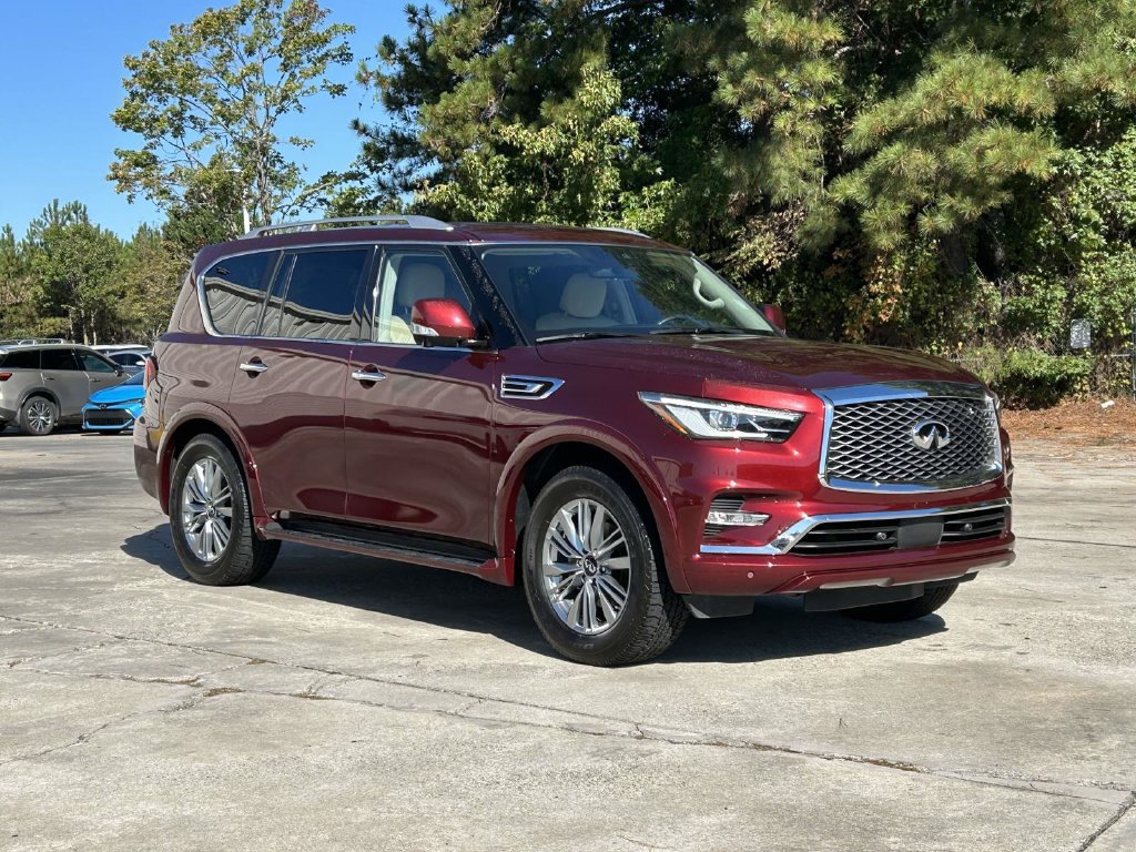 Used 2021 INFINITI QX80 Luxe w/ Cargo Package RWD image 2