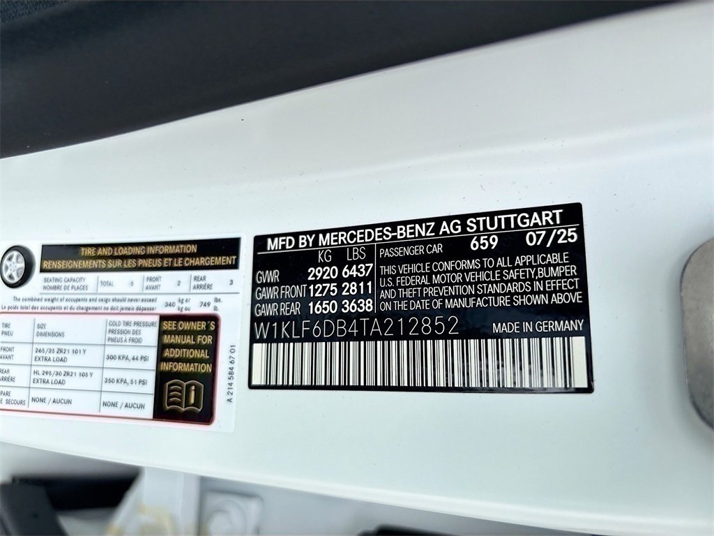 New 2026 Mercedes-Benz E 53 AMG e 4MATIC Sedan image 18