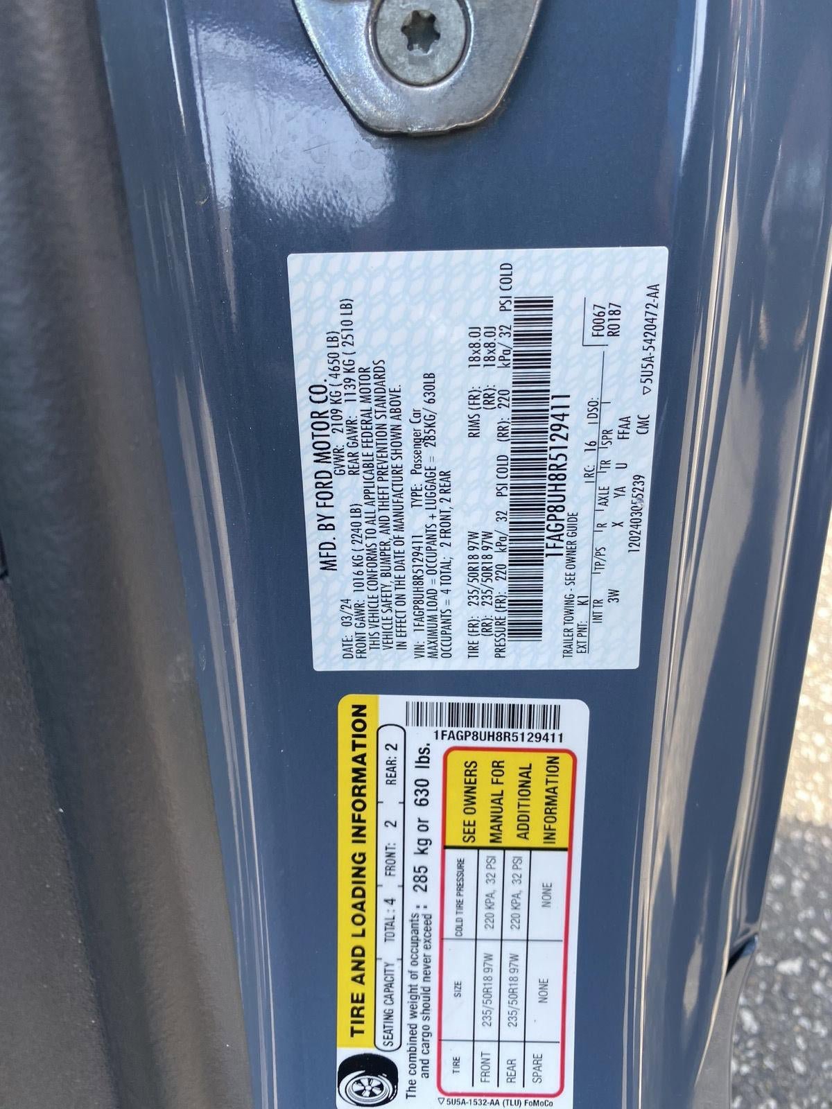 Used 2024 Ford Mustang Premium RWD image 41
