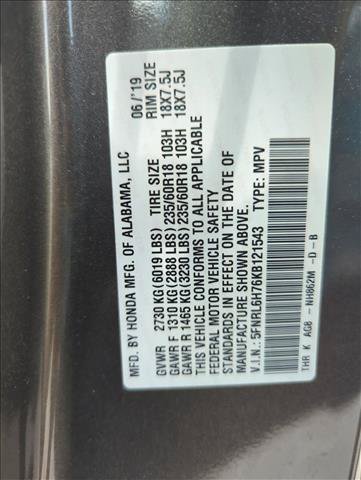 Certified 2019 Honda Odyssey EX-L image 25