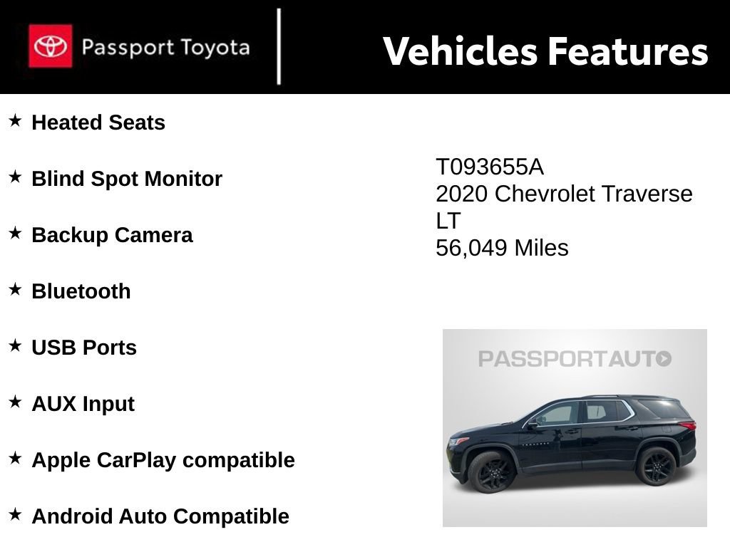 Used 2020 Chevrolet Traverse LT image 8