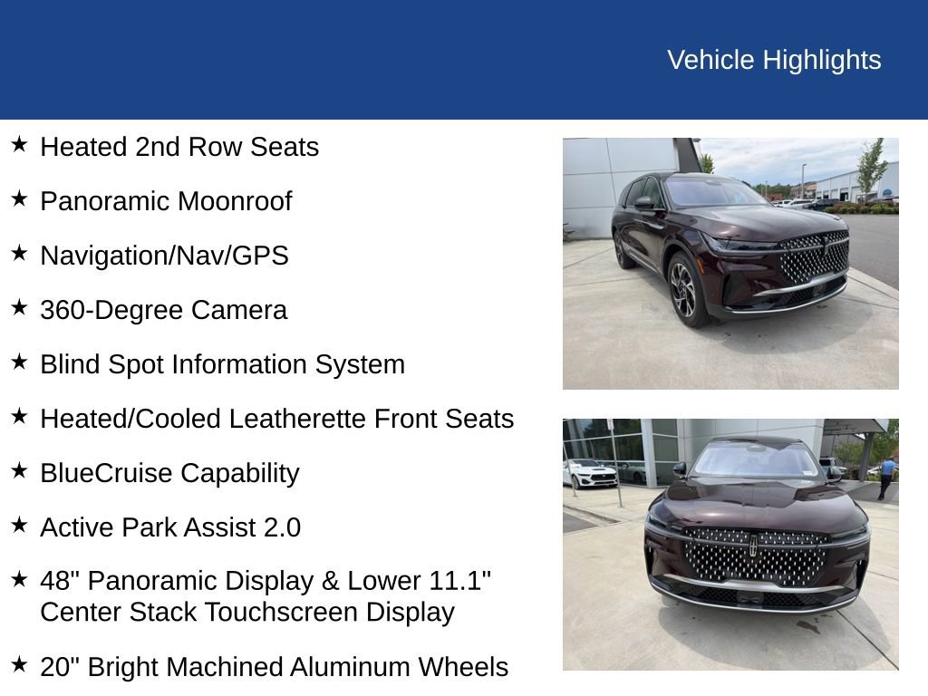 Used 2024 Lincoln Nautilus Premier w/ Equipment Group 102A AWD/4WD image 33