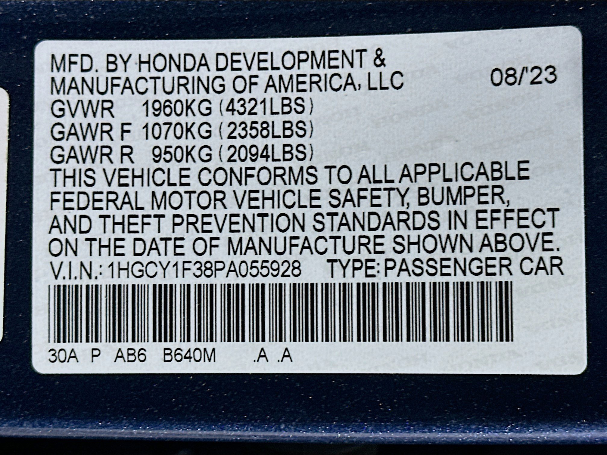 Used 2023 Honda Accord EX image 12