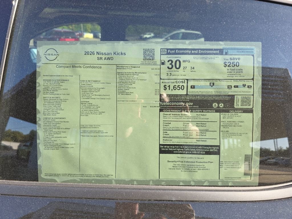 New 2026 Nissan Kicks SR w/ SR Premium Package AWD/4WD image 12