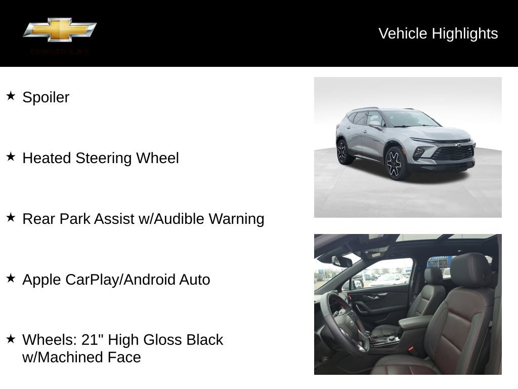 Used 2023 Chevrolet Blazer RS w/ Enhanced Convenience Package image 19