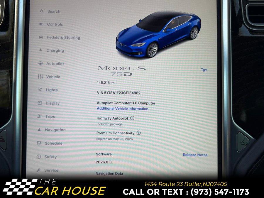 Used 2016 Tesla Model S 75D AWD/4WD image 31