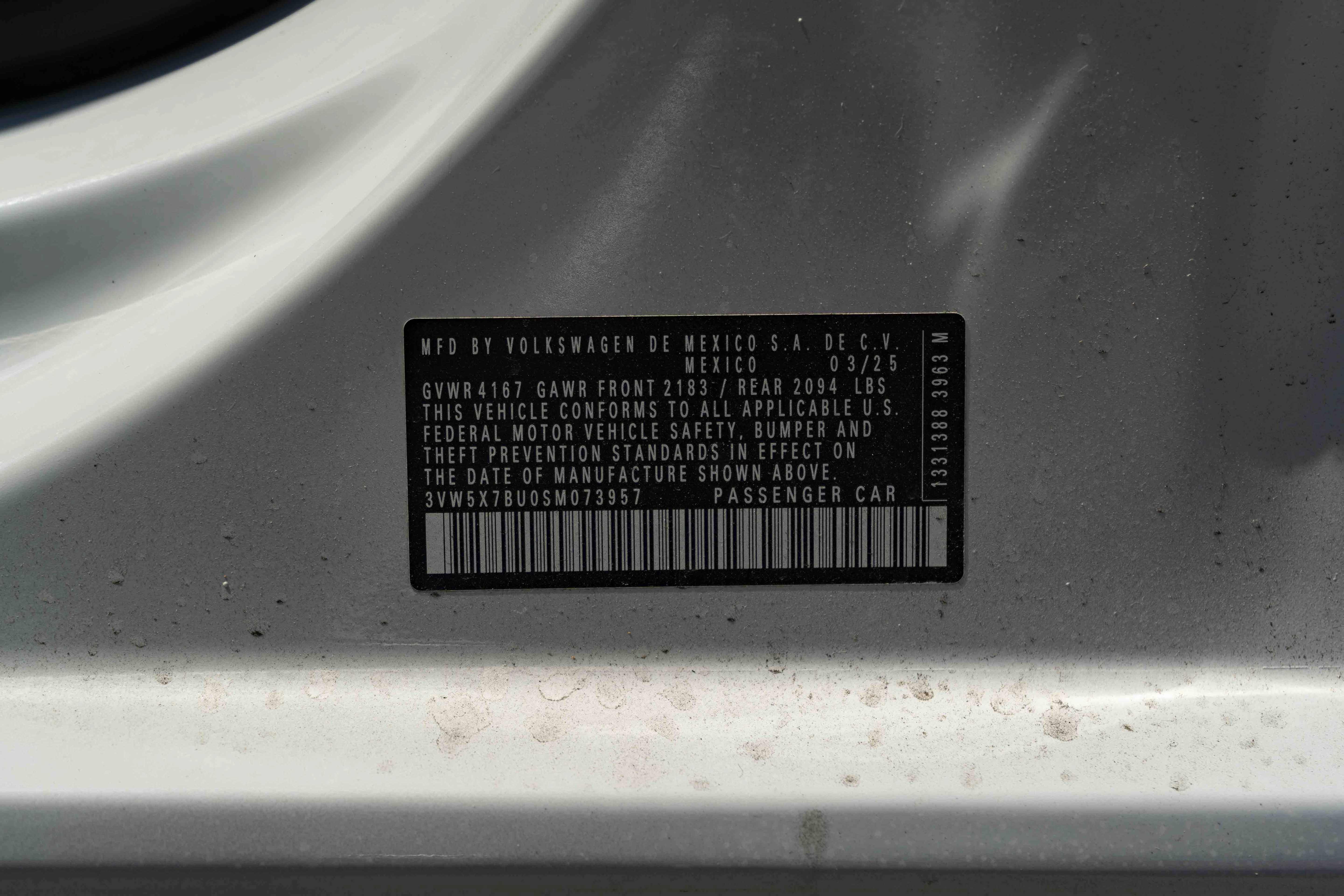 Certified 2025 Volkswagen Jetta S FWD image 40