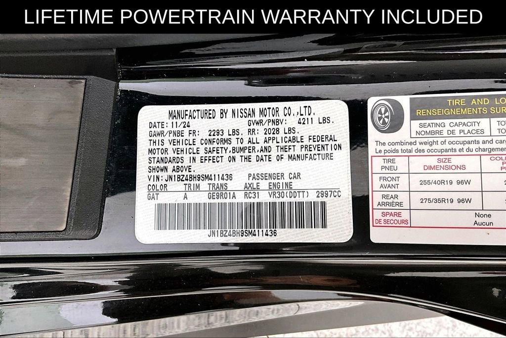 Used 2025 Nissan Z Performance w/ Floor Mat Package RWD image 41