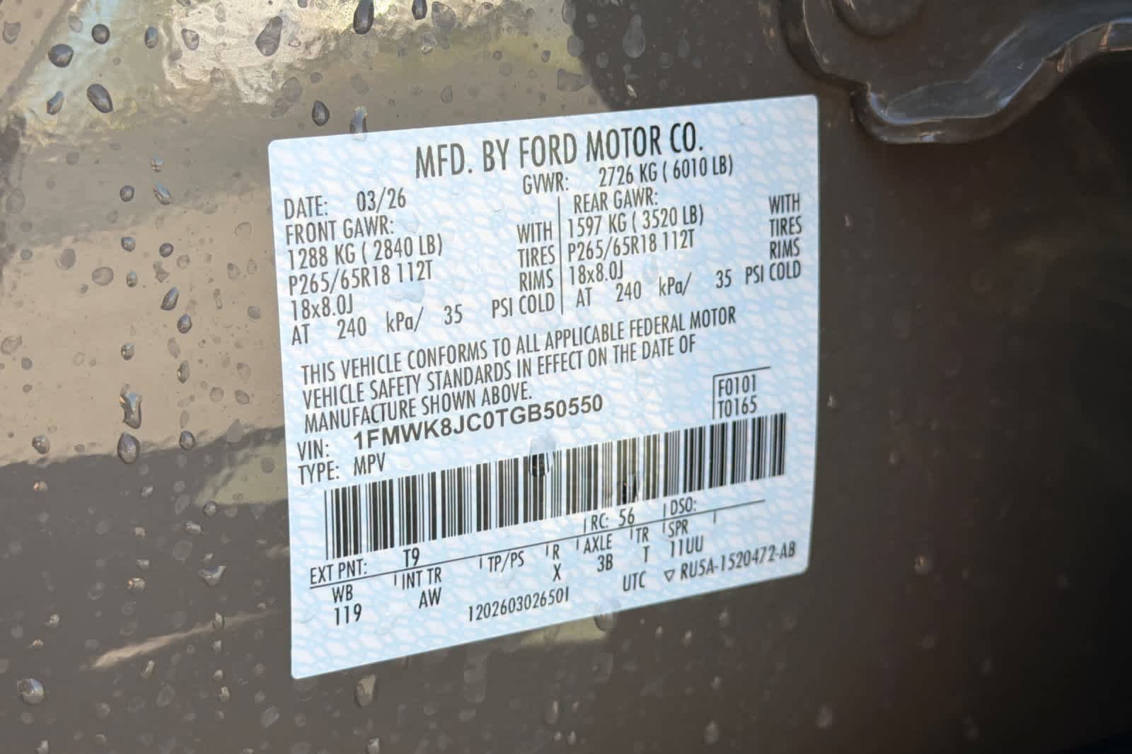 New 2026 Ford Explorer Tremor w/ Tremor Ultimate Package image 37