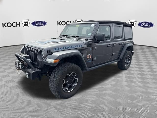 Used 2021 Jeep Wrangler Unlimited Rubicon 4xe w/ Cold Weather Group image 3