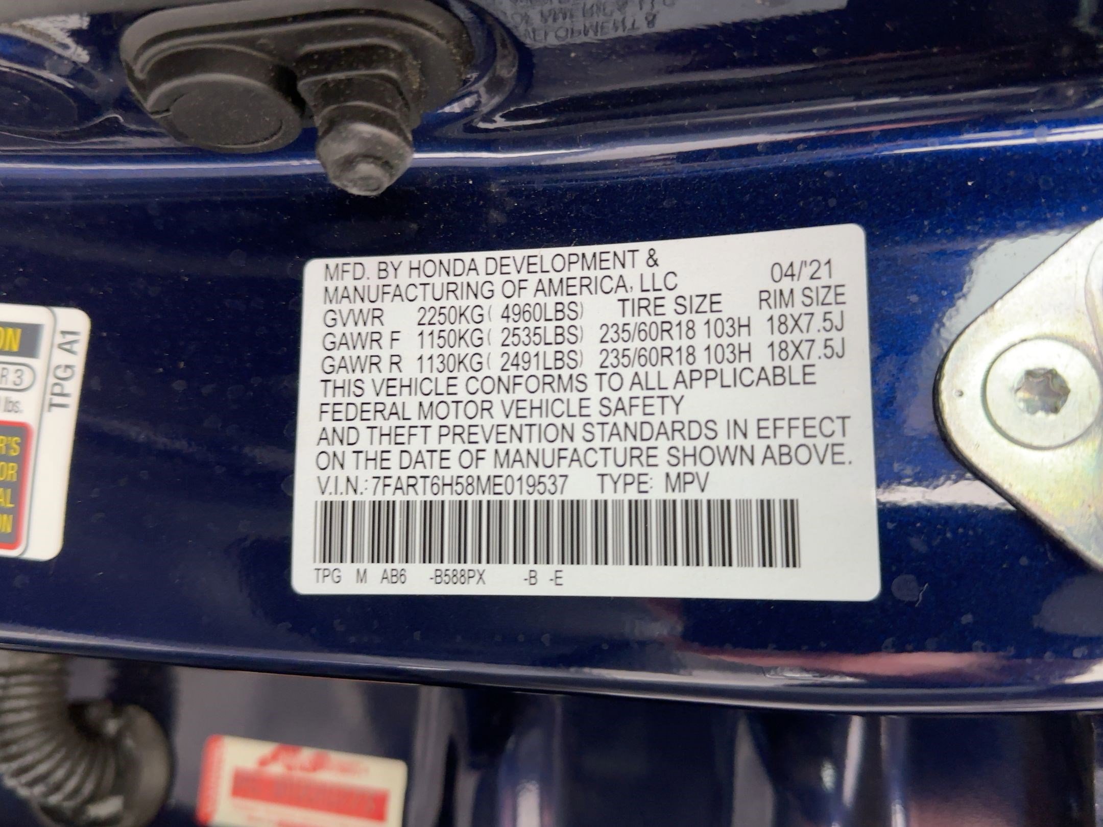 Used 2021 Honda CR-V EX image 17