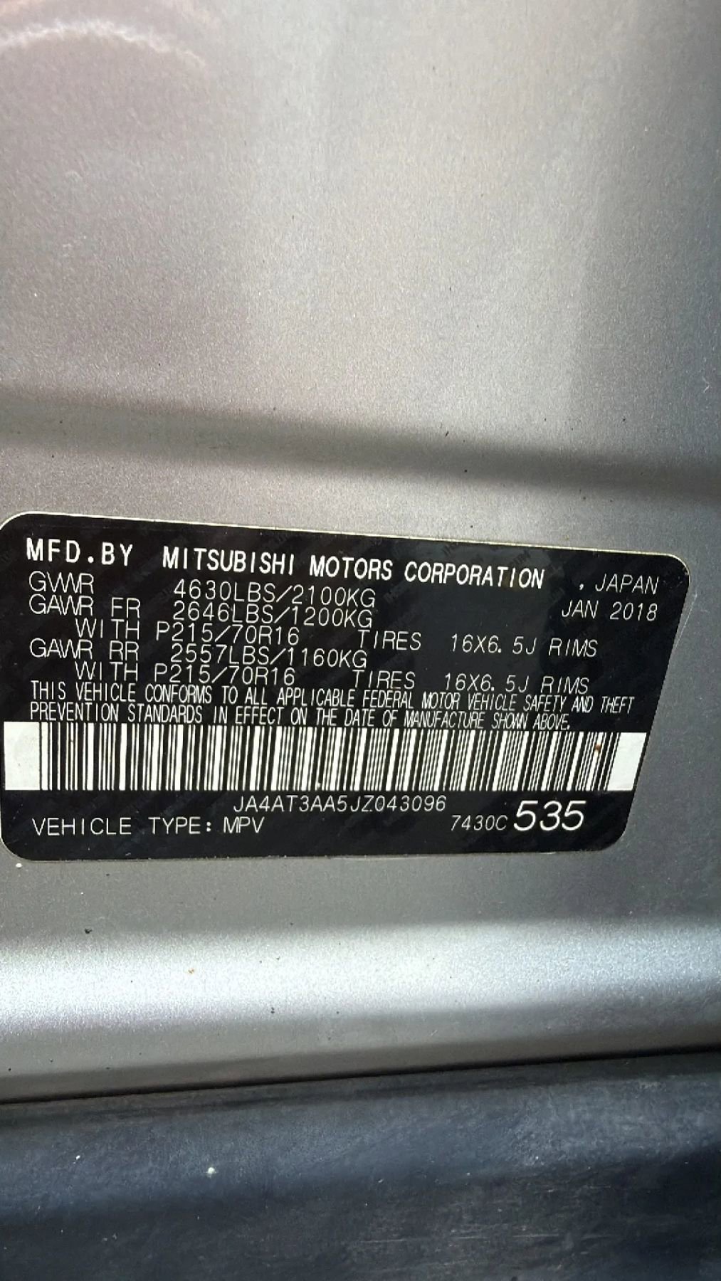 Used 2018 Mitsubishi Eclipse Cross ES AWD/4WD image 32