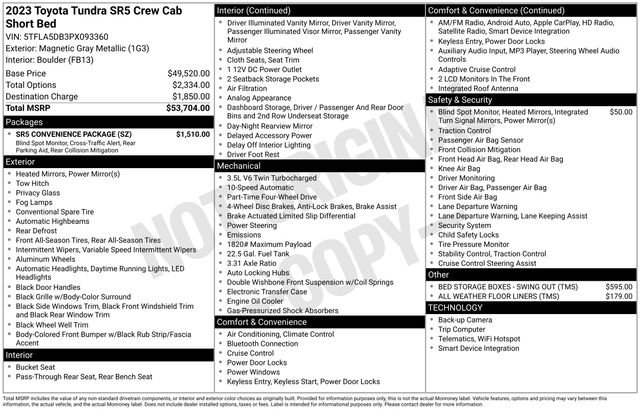 Used 2023 Toyota Tundra SR5 w/ SR5 Convenience Package image 7