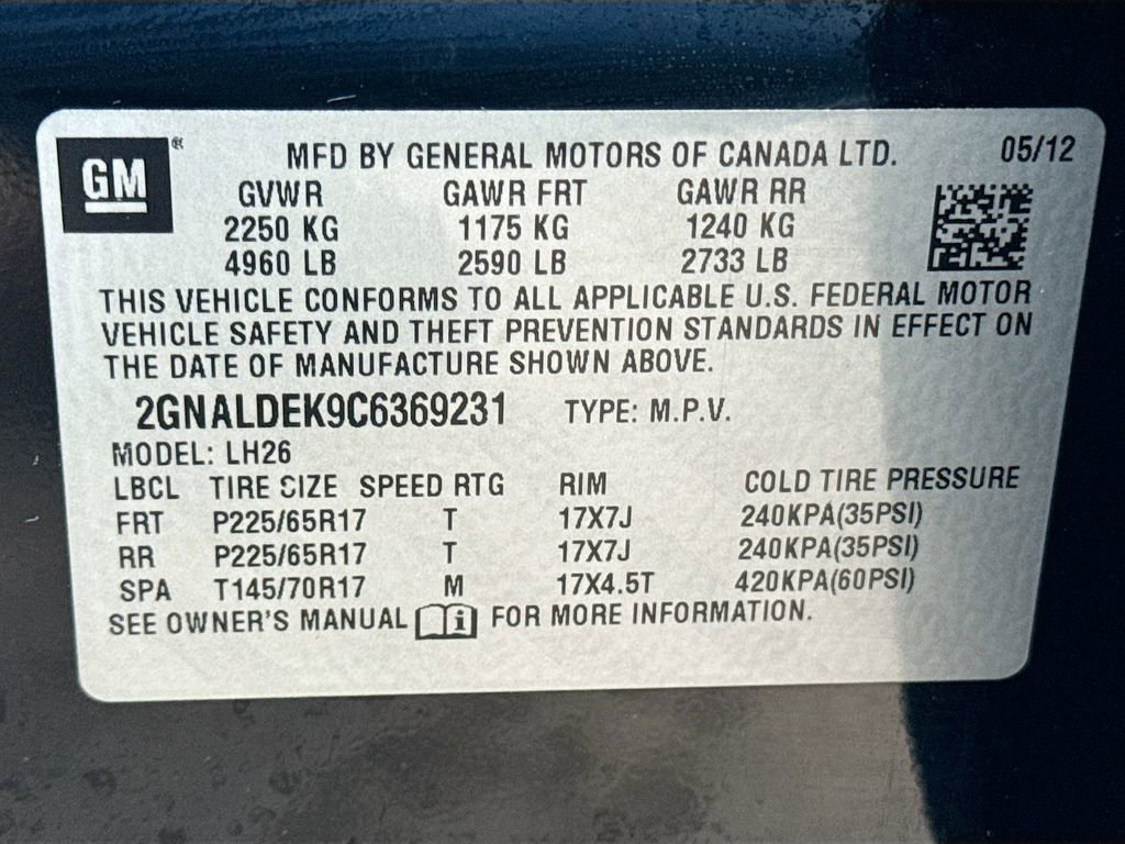 Used 2012 Chevrolet Equinox LT w/ Driver Convenience Package image 29