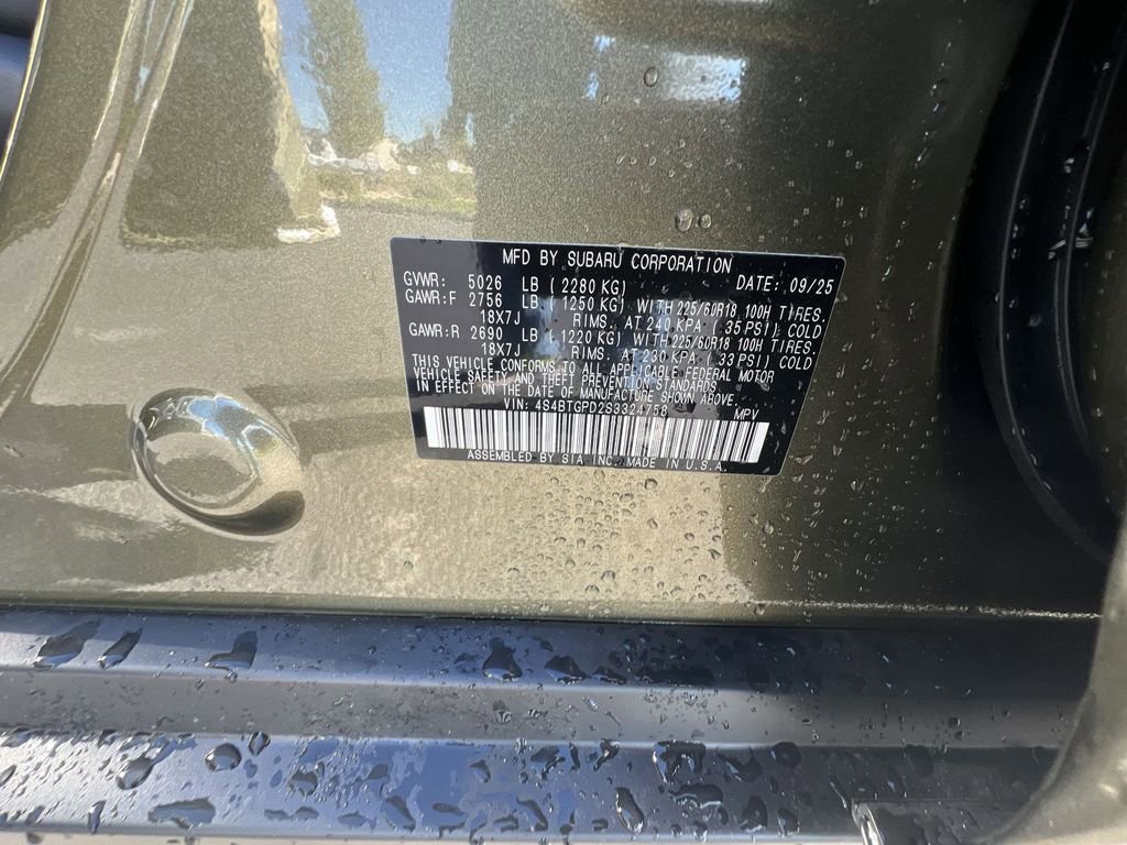 New 2025 Subaru Outback Touring XT image 35