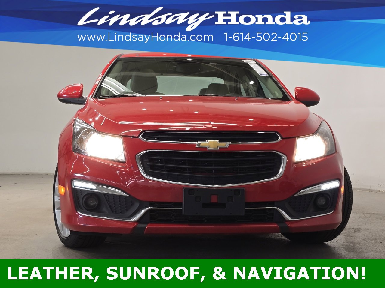 Used 2016 Chevrolet Cruze LTZ w/ Sun, Sound and Sport Package image 2