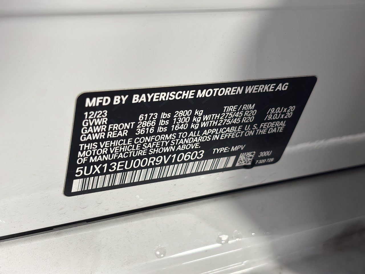 Certified 2024 BMW X5 sDrive40i w/ M Sport Package RWD image 31