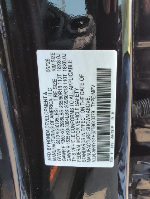 Certified 2026 Honda Pilot TrailSport image 19