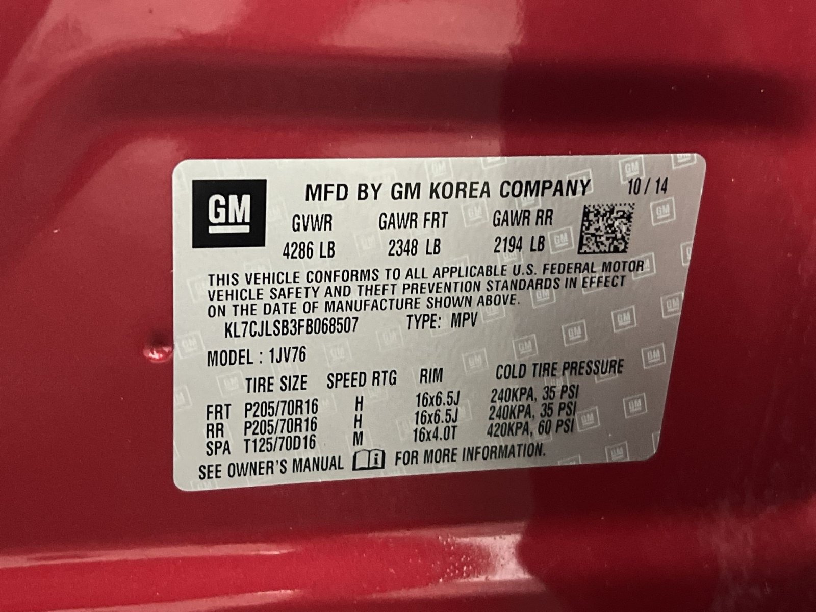 Used 2015 Chevrolet Trax LT FWD image 31