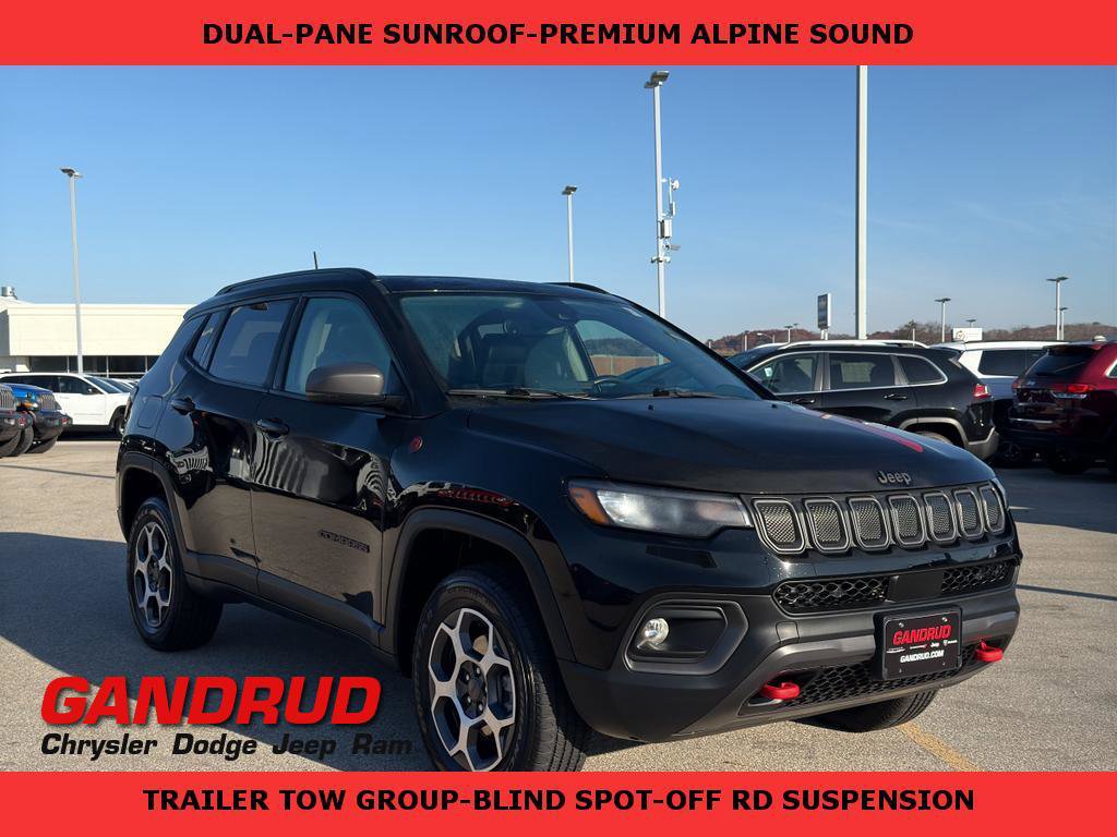 Used 2022 Jeep Compass Trailhawk w/ Sun and Sound Group image 1