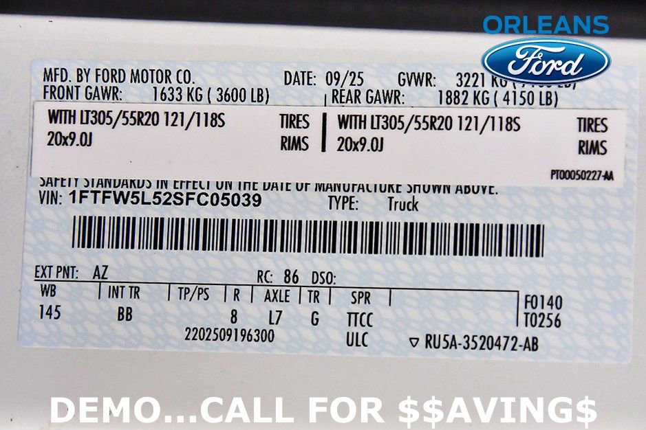 New 2025 Ford F150 Lariat w/ Equipment Group 502A High AWD/4WD image 17