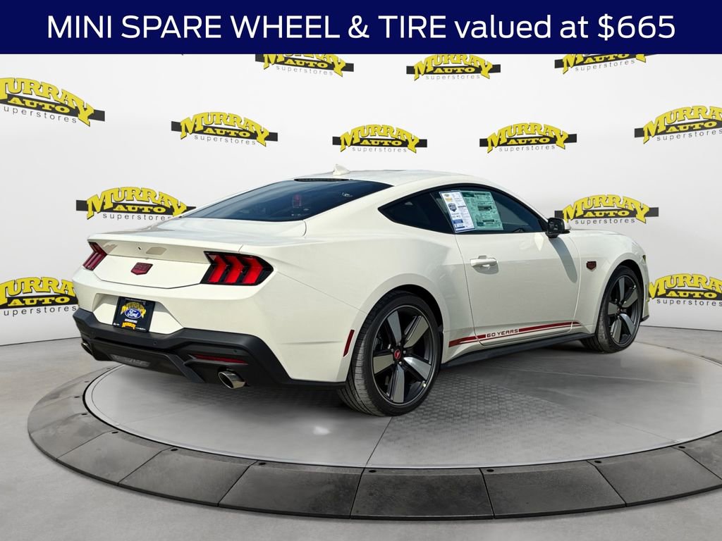 New 2025 Ford Mustang GT Premium w/ 60th Anniversary Package image 7